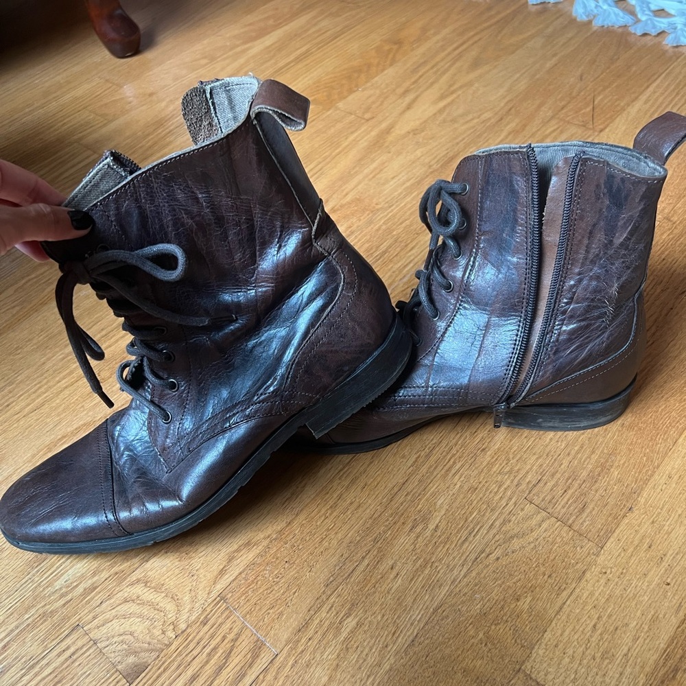 Men's Brown Leather Boots